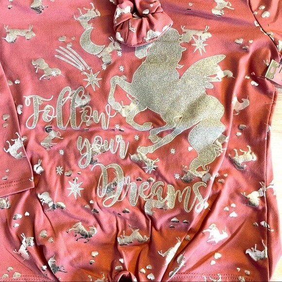 Lily Bleu Jenna & Jessie girls tie front top with scrunchie. - Picture 8 of 8